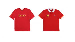 Camiseta 45€ y Polo 75€ de Boss Kids.