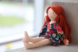 Keta, la muñeca solidaria de la Fundación Villavecchia, que vende boboli.