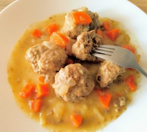 Albóndigas al horno.